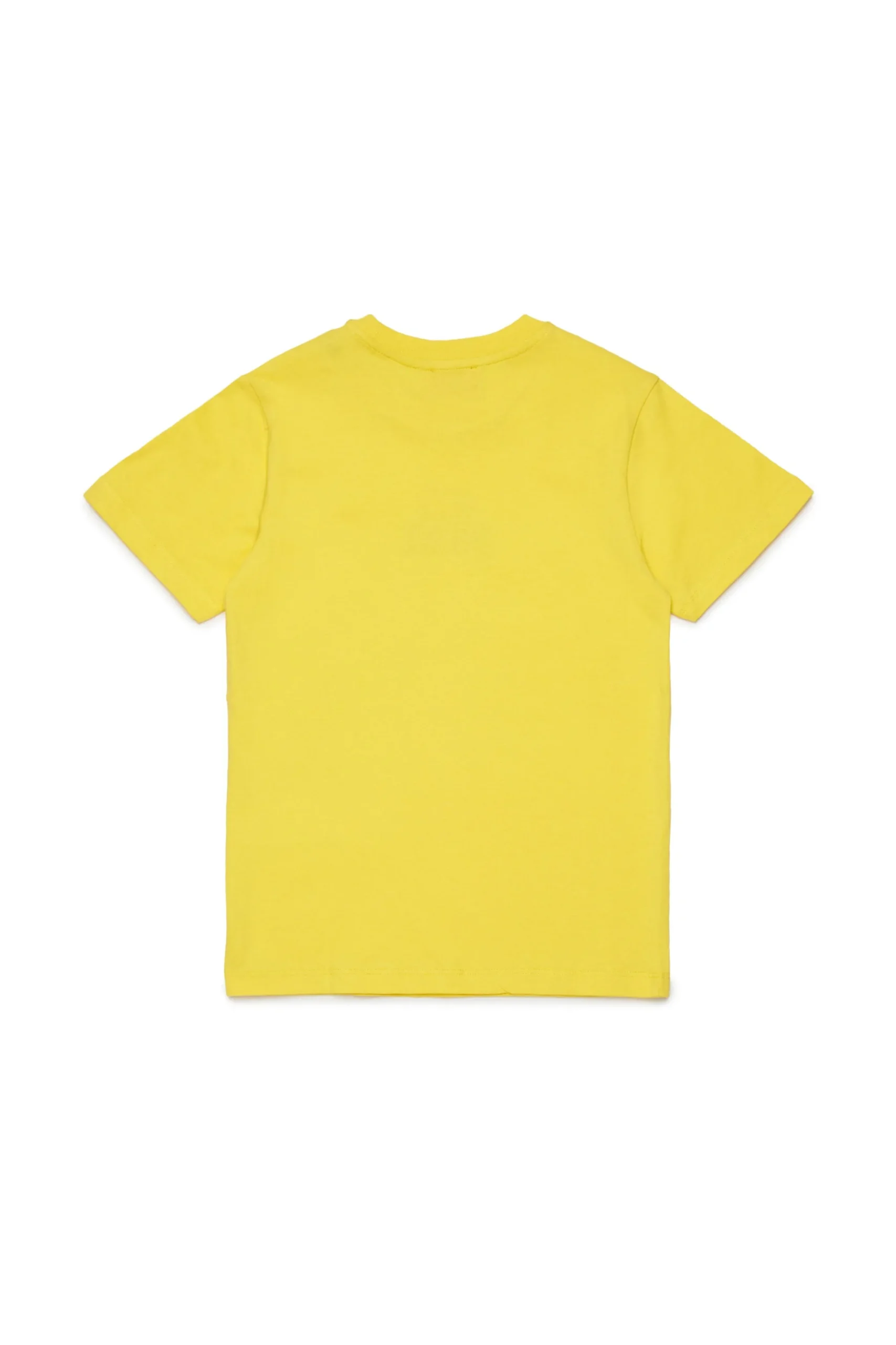 T-Shirts | T-Shirts>DIESEL T-shirt with logo D intense yellow
