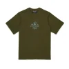 T-Shirts | Activewear>DSQUARED2 T-shirt with Maple Leaf dark olive green