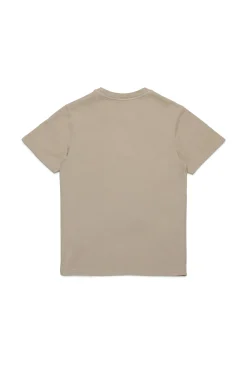 T-Shirts | Activewear>DSQUARED2 T-shirt with Maple Leaf medium gray