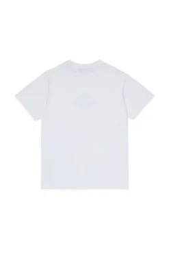 T-Shirts | Activewear>DSQUARED2 T-shirt with Maple Leaf white