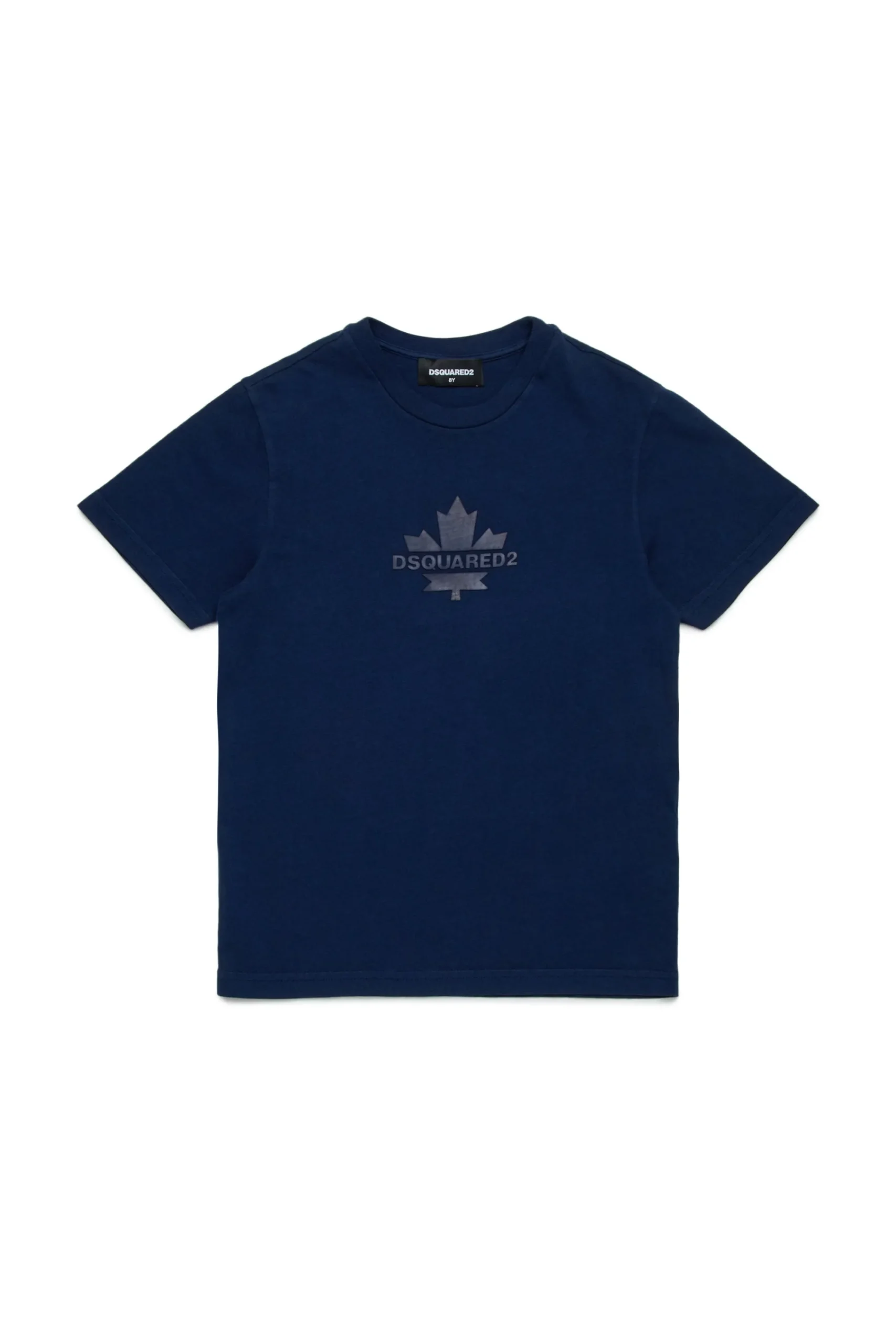 T-Shirts | Activewear>DSQUARED2 T-shirt with Maple Leaf dark blue