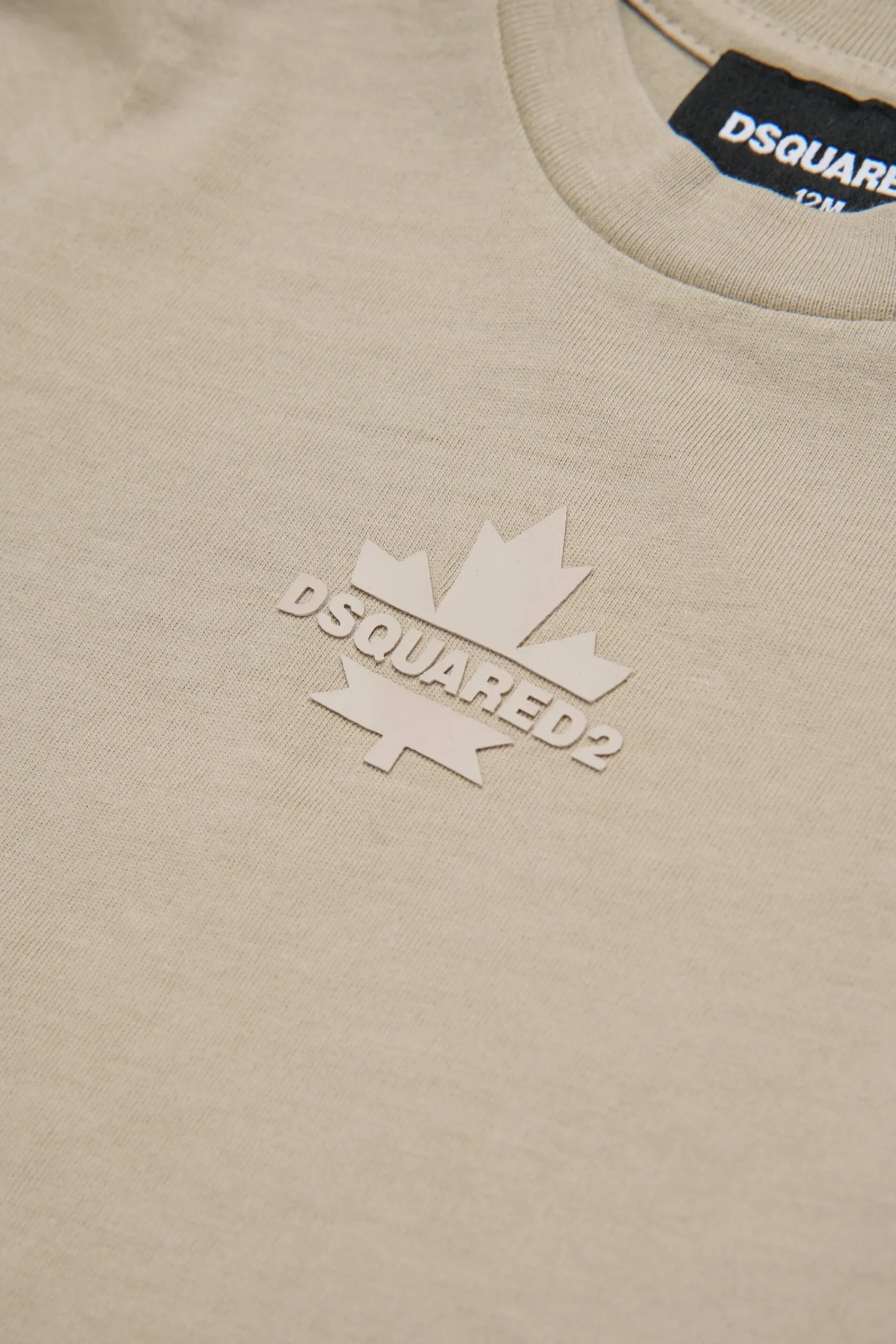 T-Shirts | Activewear>DSQUARED2 T-shirt with Maple Leaf medium gray