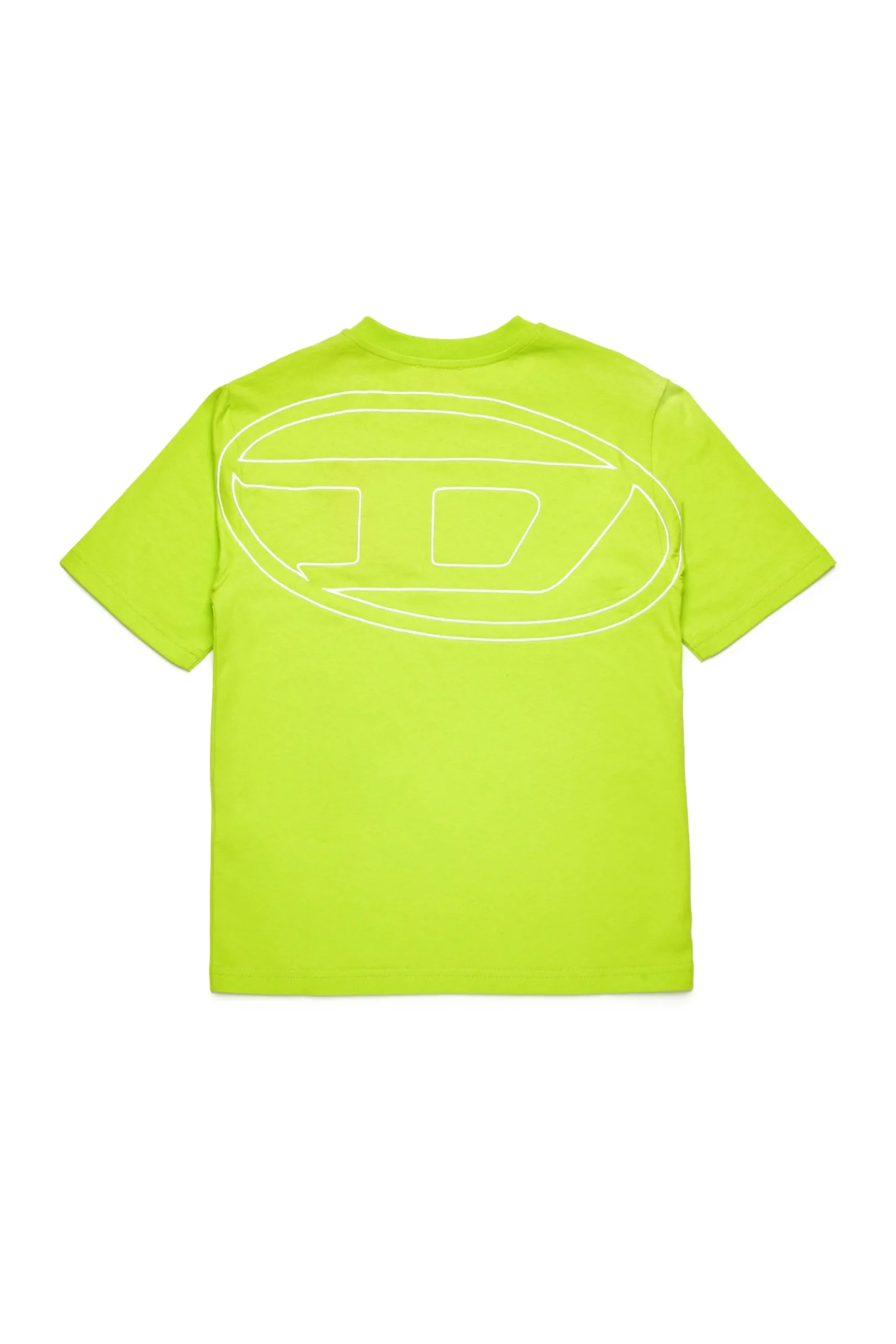 Oval D By Diesel | Oval D By Diesel>DIESEL T-shirt with maxi Oval D logo slime green