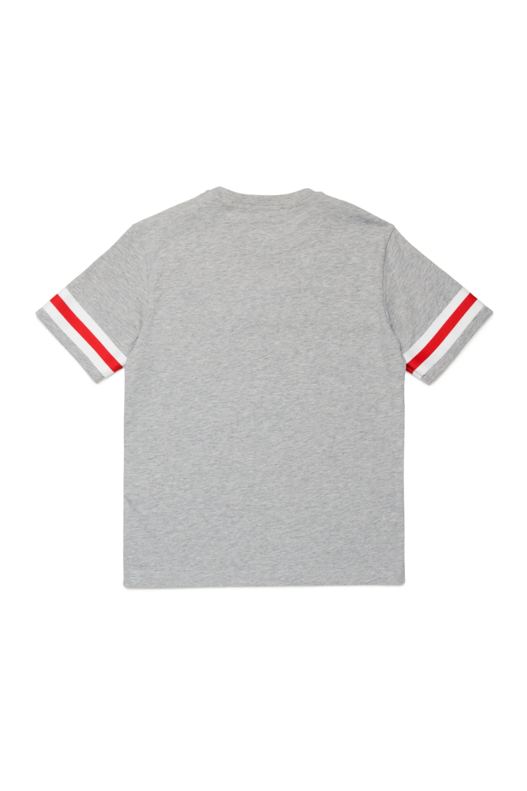 T-Shirts | T-Shirts>DSQUARED2 T-shirt with ribbon inserts light grey melange