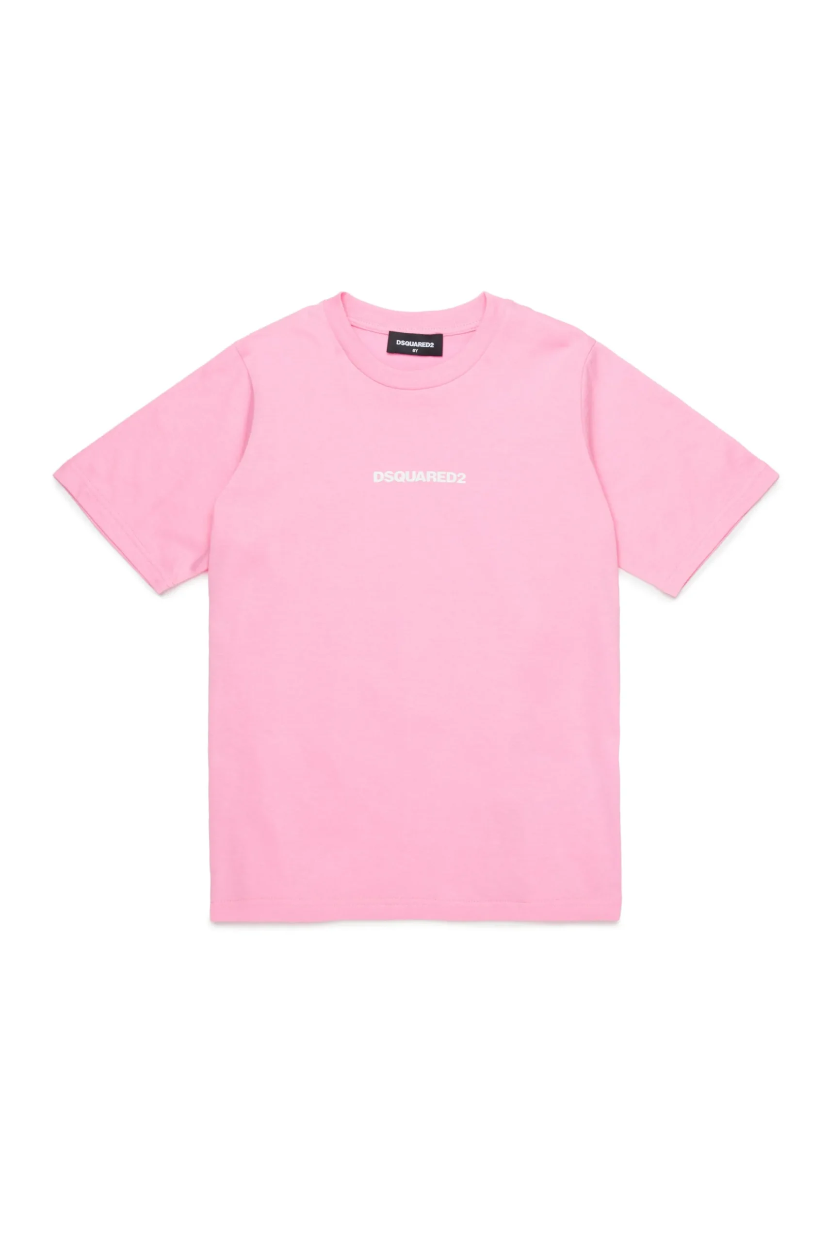 T-Shirts | Activewear>DSQUARED2 T-shirt with rubber effect logo minnie pink