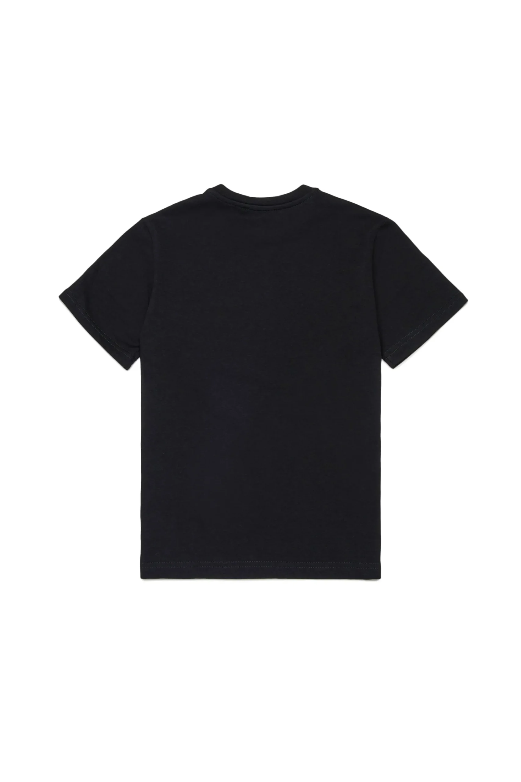 T-Shirts | Activewear>DSQUARED2 T-shirt with rubber effect logo black