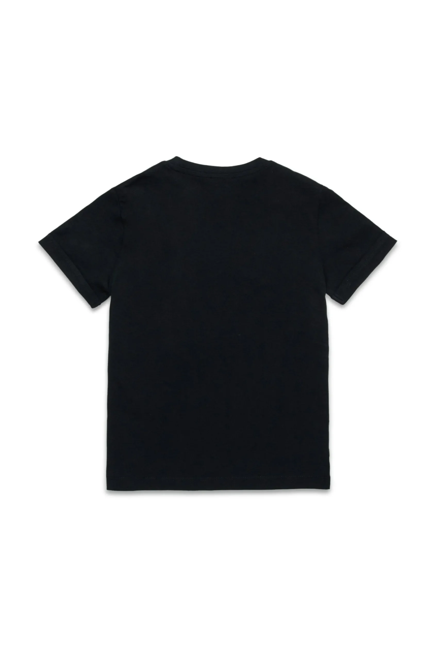 T-Shirts>DIESEL T-shirt with sequin logo black