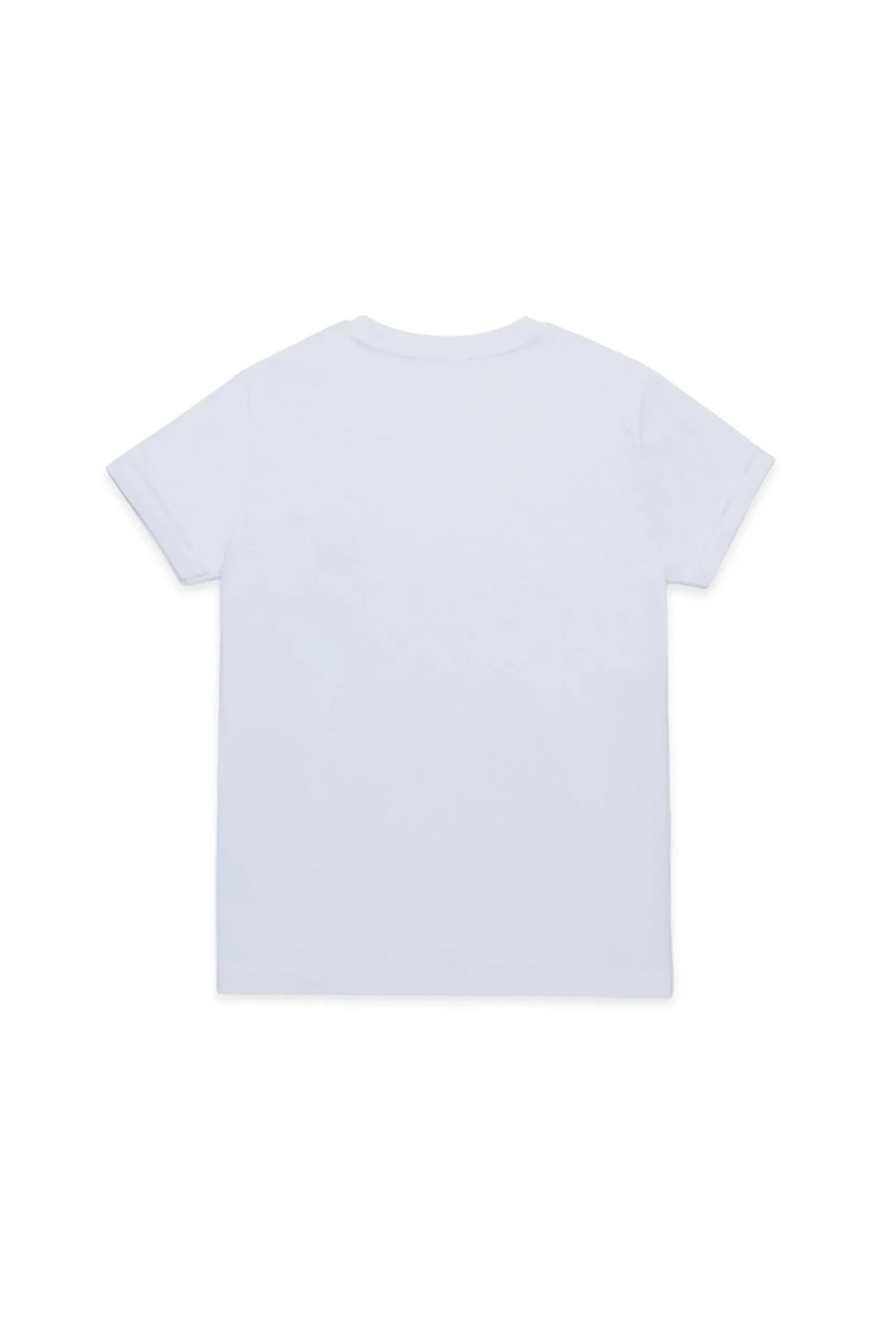 T-Shirts>DIESEL T-shirt with sequin logo white