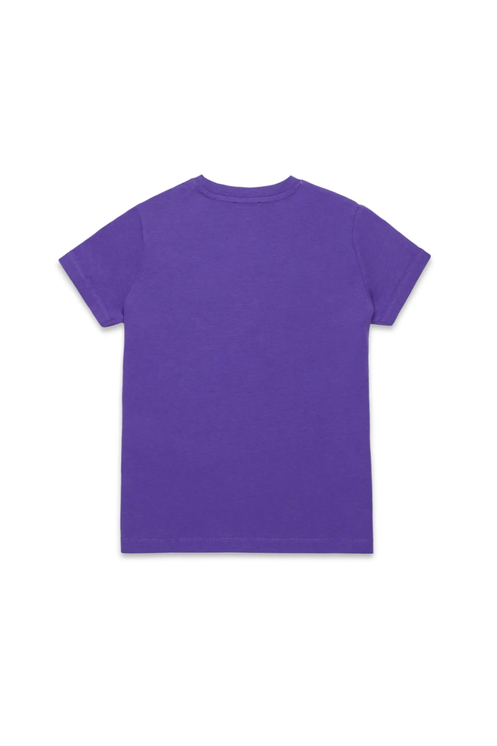 T-Shirts>DIESEL T-shirt with sequin logo violet