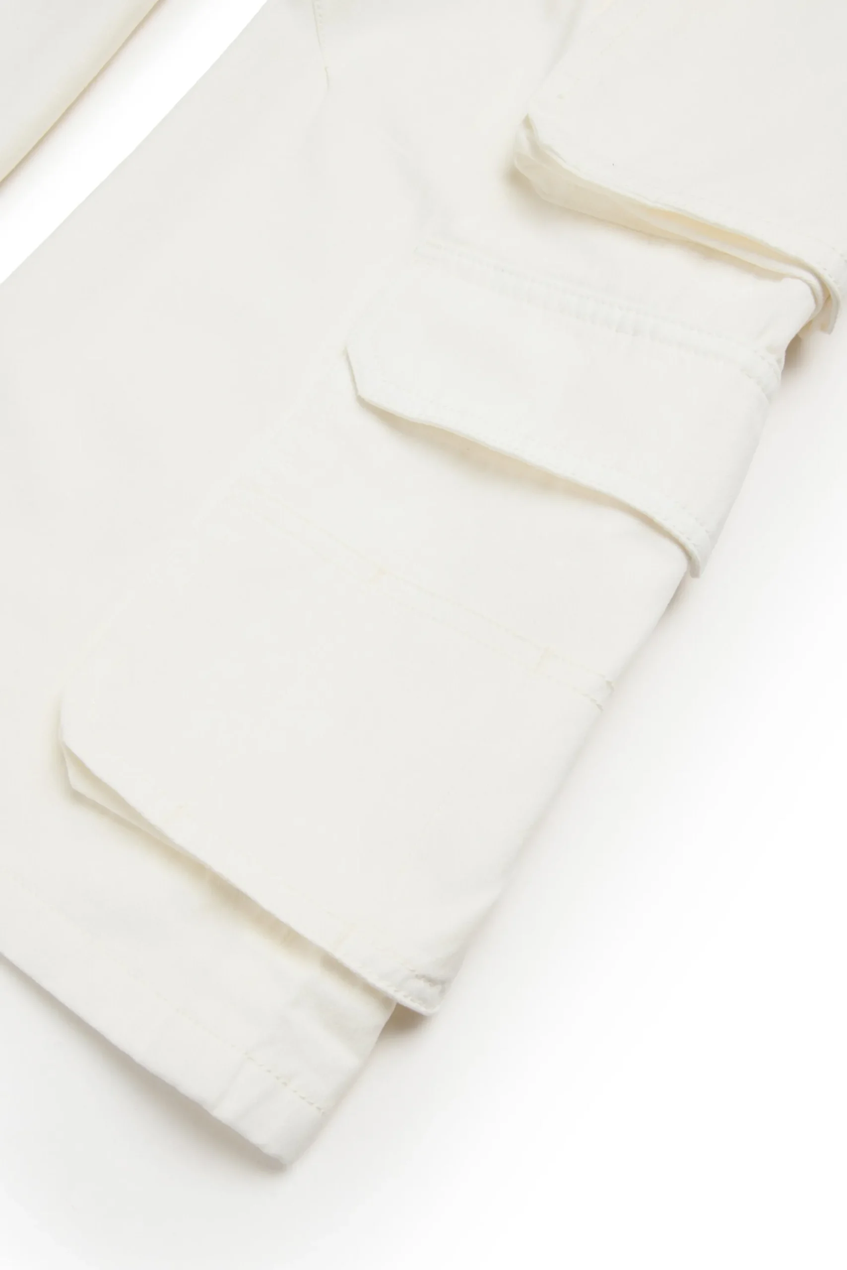 Pants>DIESEL Twill cargo pants off white