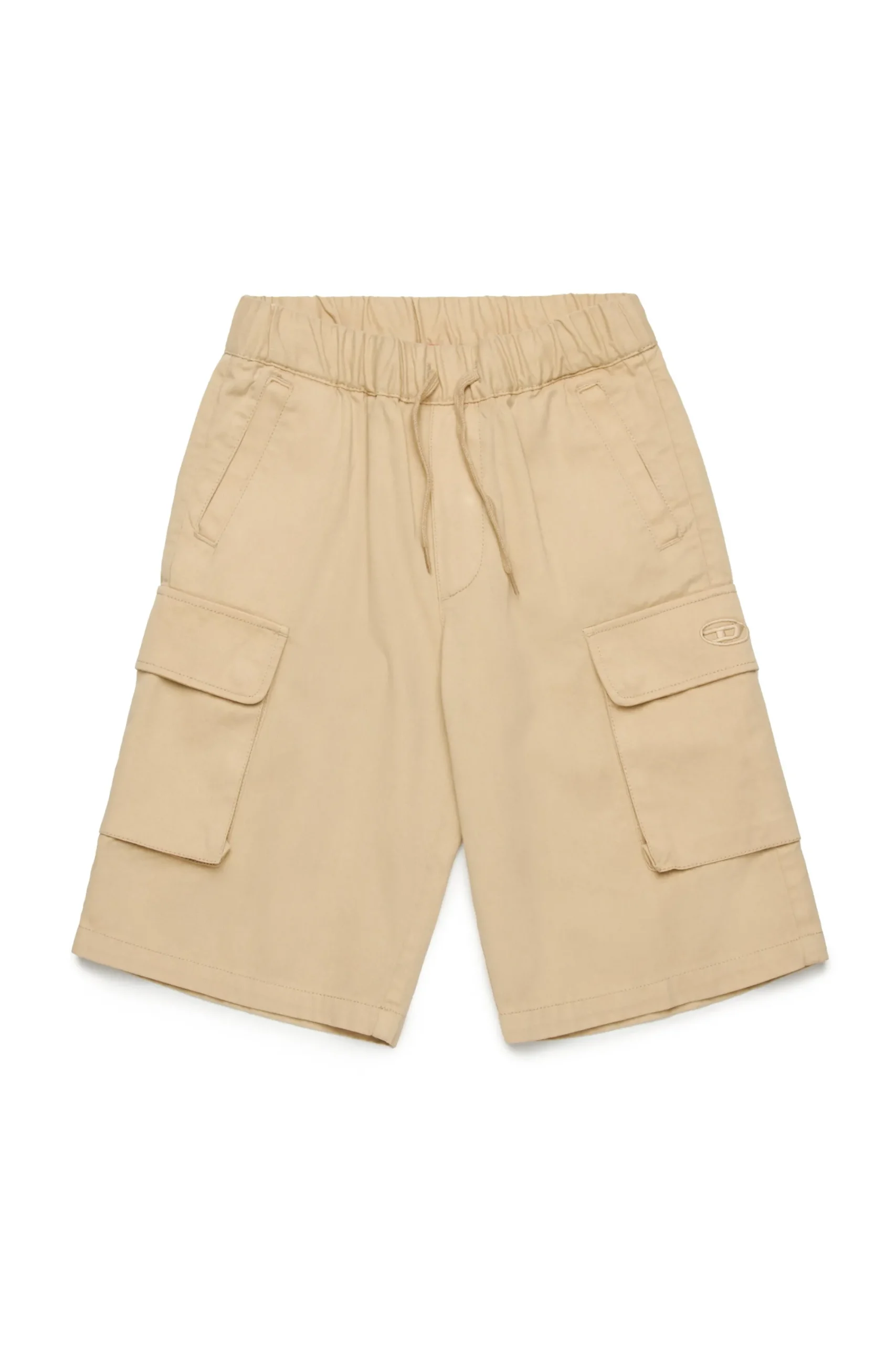 Shorts>DIESEL Twill cargo shorts beige
