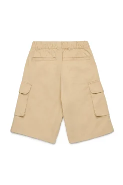 Shorts>DIESEL Twill cargo shorts beige