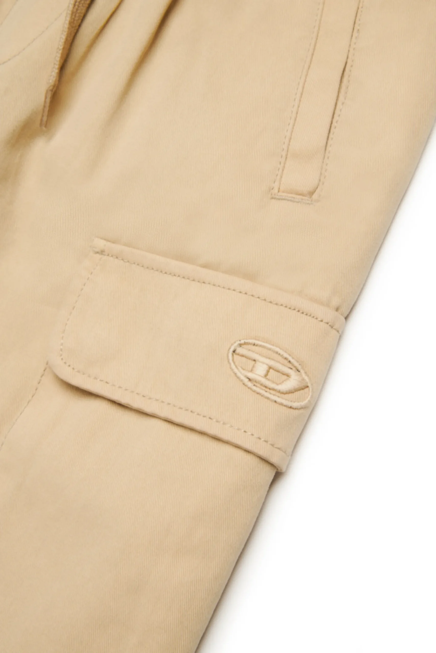 Shorts>DIESEL Twill cargo shorts beige