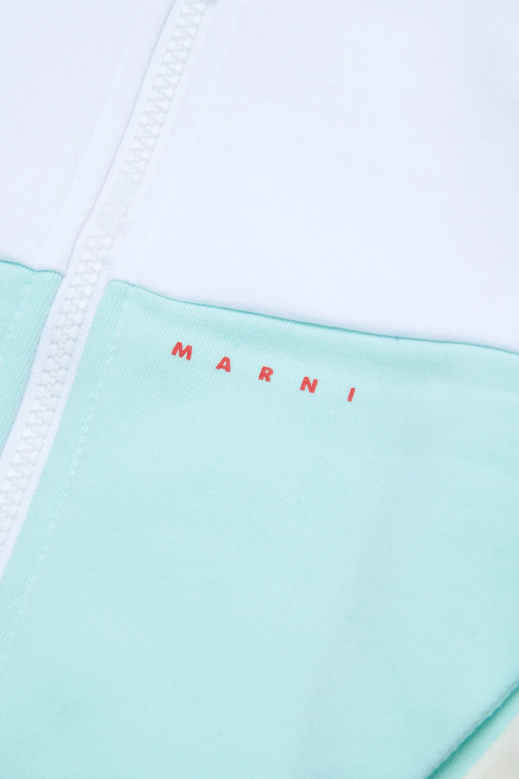 Sweatshirts | Activewear>MARNI Two-tone full-zip sweatshirt white