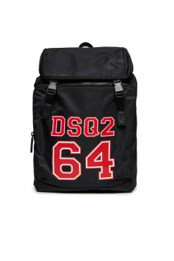 Bags And Backpacks | Logomania>DSQUARED2 Urban backpack branded DSQ2 64 black