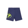 Oval D By Diesel | Oval D By Diesel>DIESEL Used-effect Oval D logo fleece shorts blue peacoat
