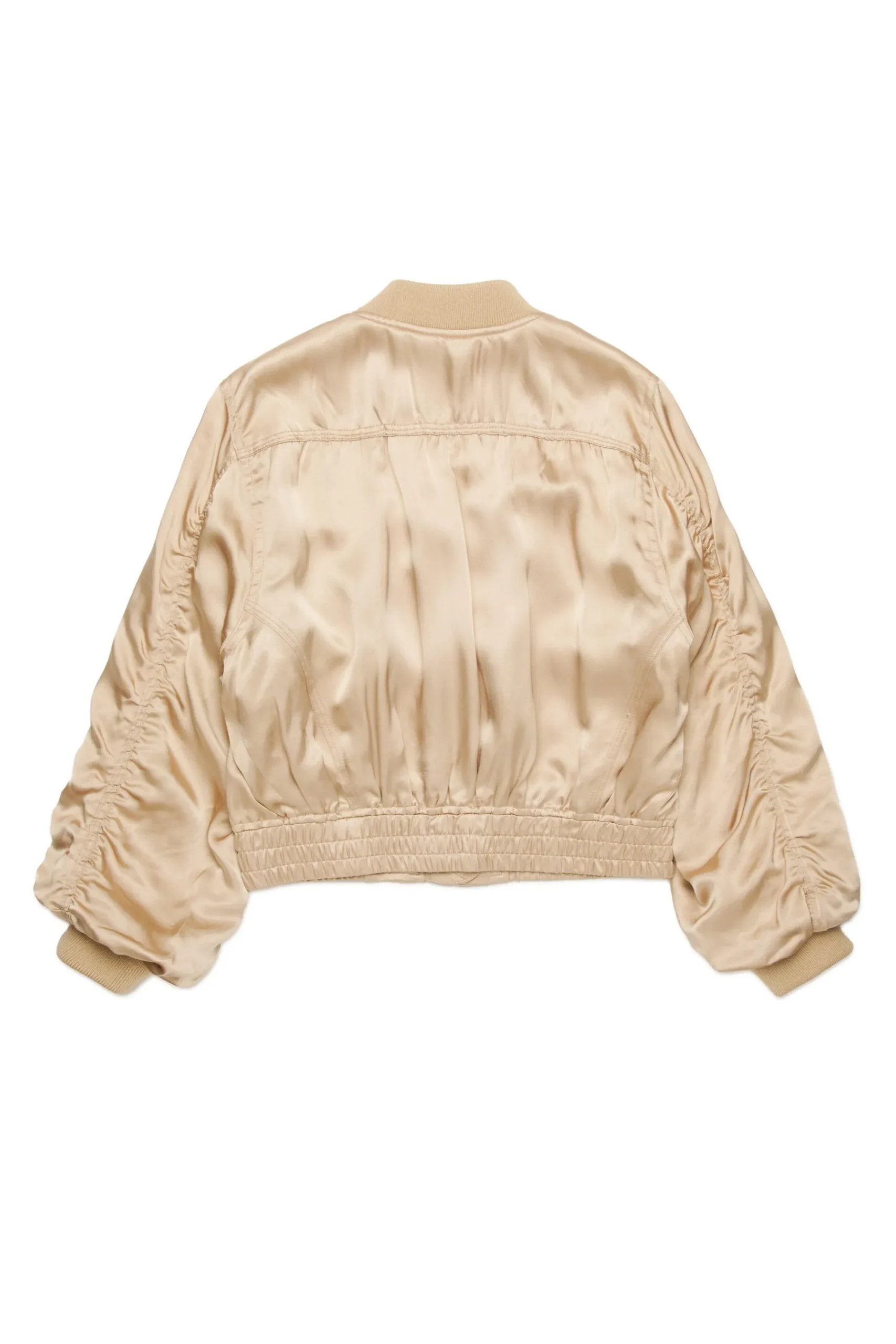 Jackets And Padded Jackets>DIESEL Utility-style satin bomber jacket beige
