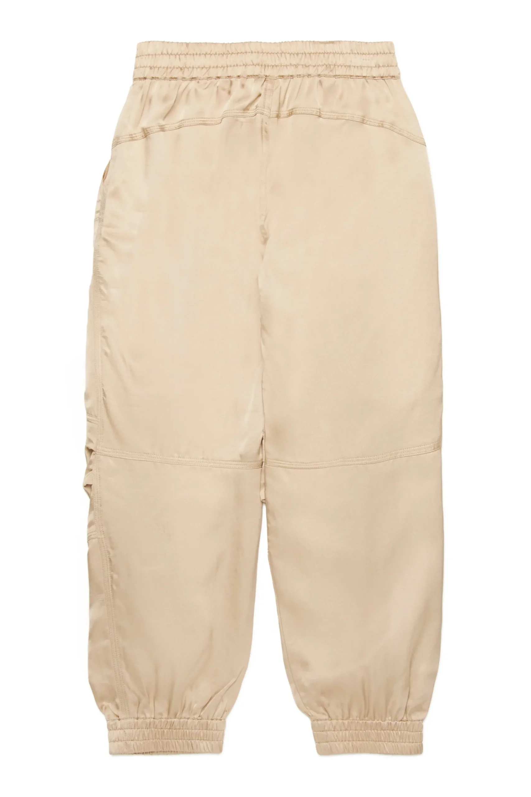 Pants>DIESEL Utility-style satin cargo pants beige