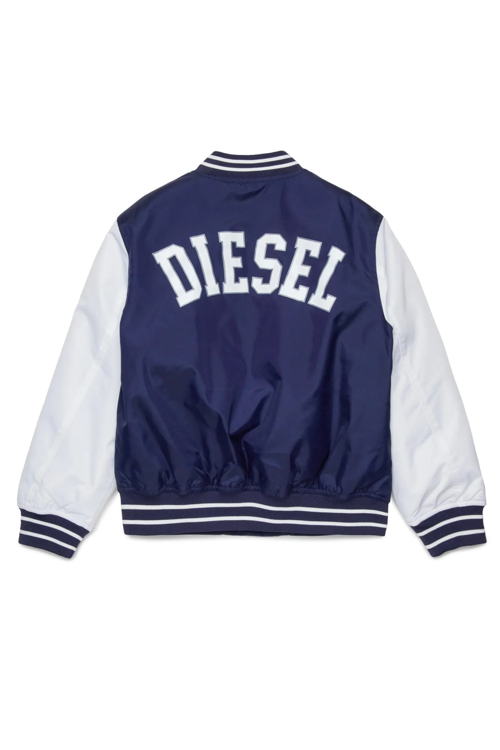Jackets And Padded Jackets | Jackets And Padded Jackets>DIESEL Varsity jacket with buttons and logo blue peacoat