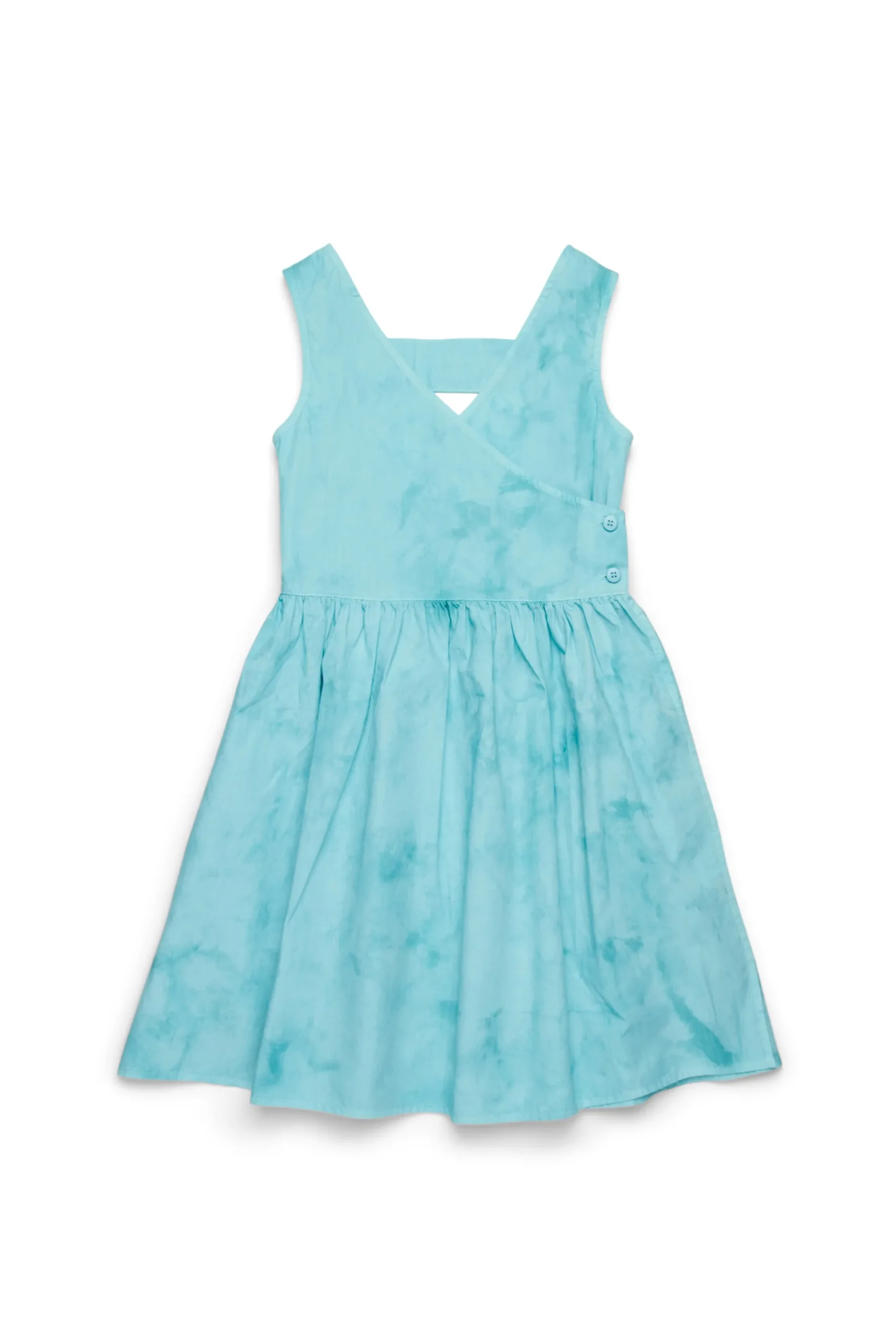 Dresses | Party Looks>MAX&Co. Watercolour effect poplin wallet dress new light blue