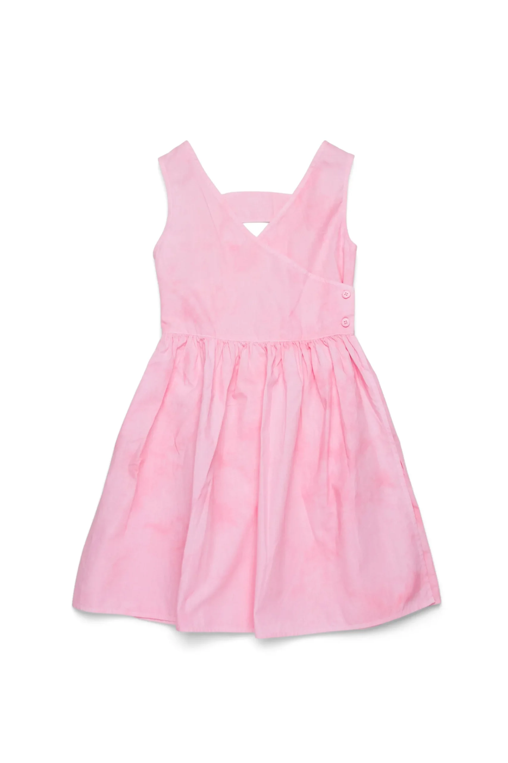 Dresses>MAX&Co. Watercolour effect poplin wallet dress candy pink