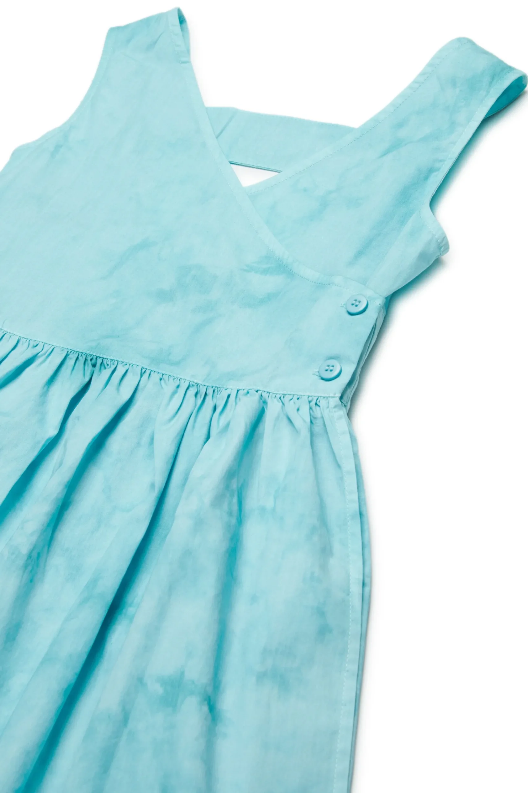 Dresses | Party Looks>MAX&Co. Watercolour effect poplin wallet dress new light blue