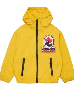 Jackets And Padded Jackets | Jackets And Padded Jackets>DSQUARED2 Windbreaker jacket Invicta x yellow sun