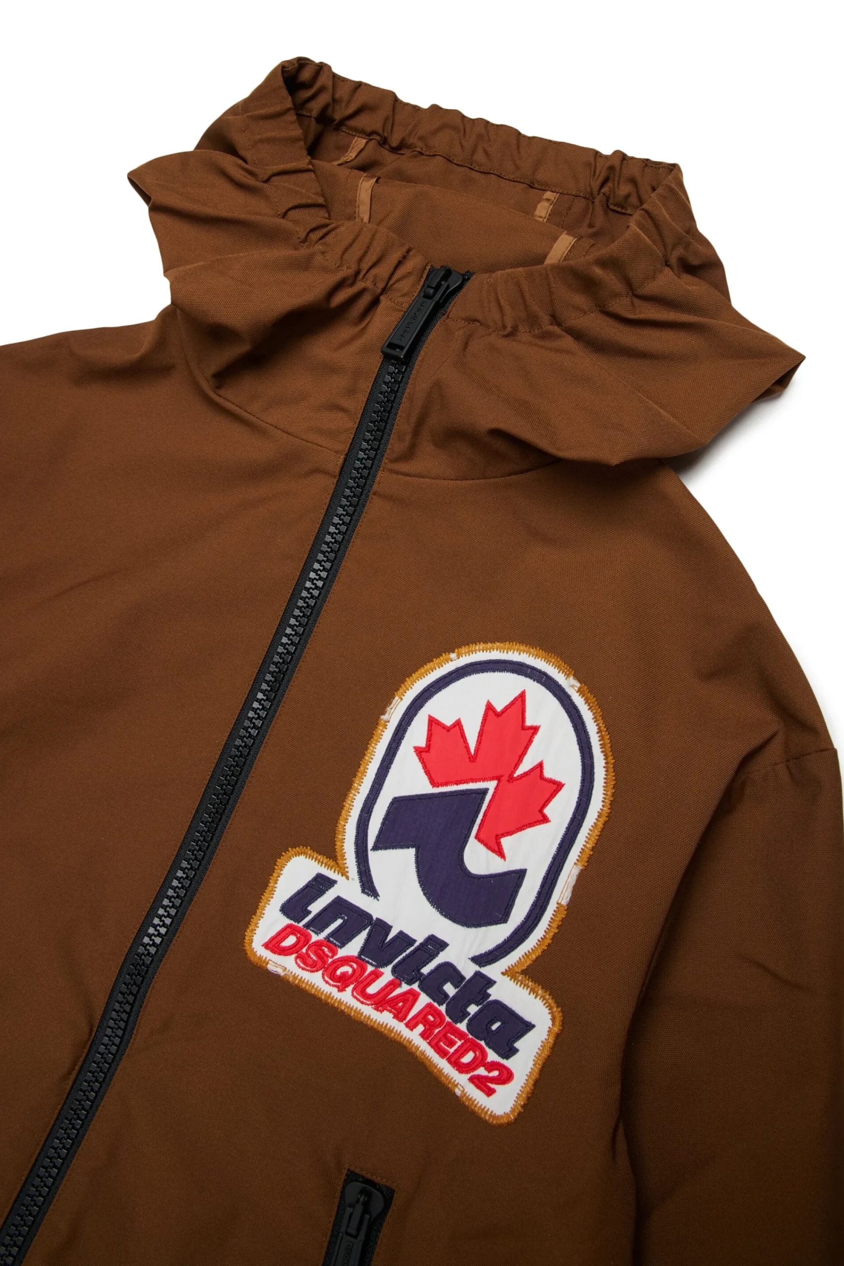 Jackets And Padded Jackets | Jackets And Padded Jackets>DSQUARED2 Windbreaker jacket Invicta x dachshund brown