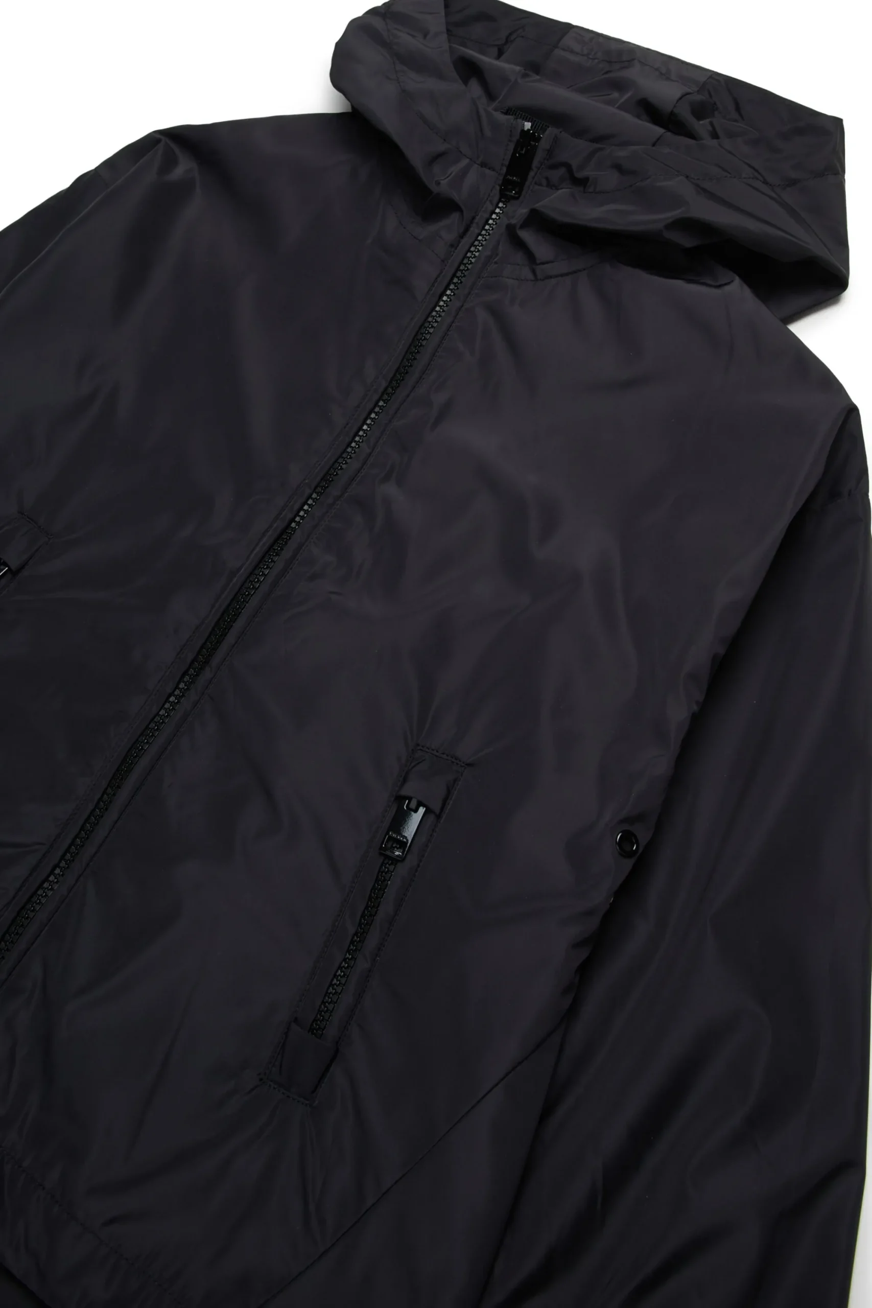 Oval D By Diesel | Oval D By Diesel>DIESEL Windbreaker jacket with maxi Oval D logo black