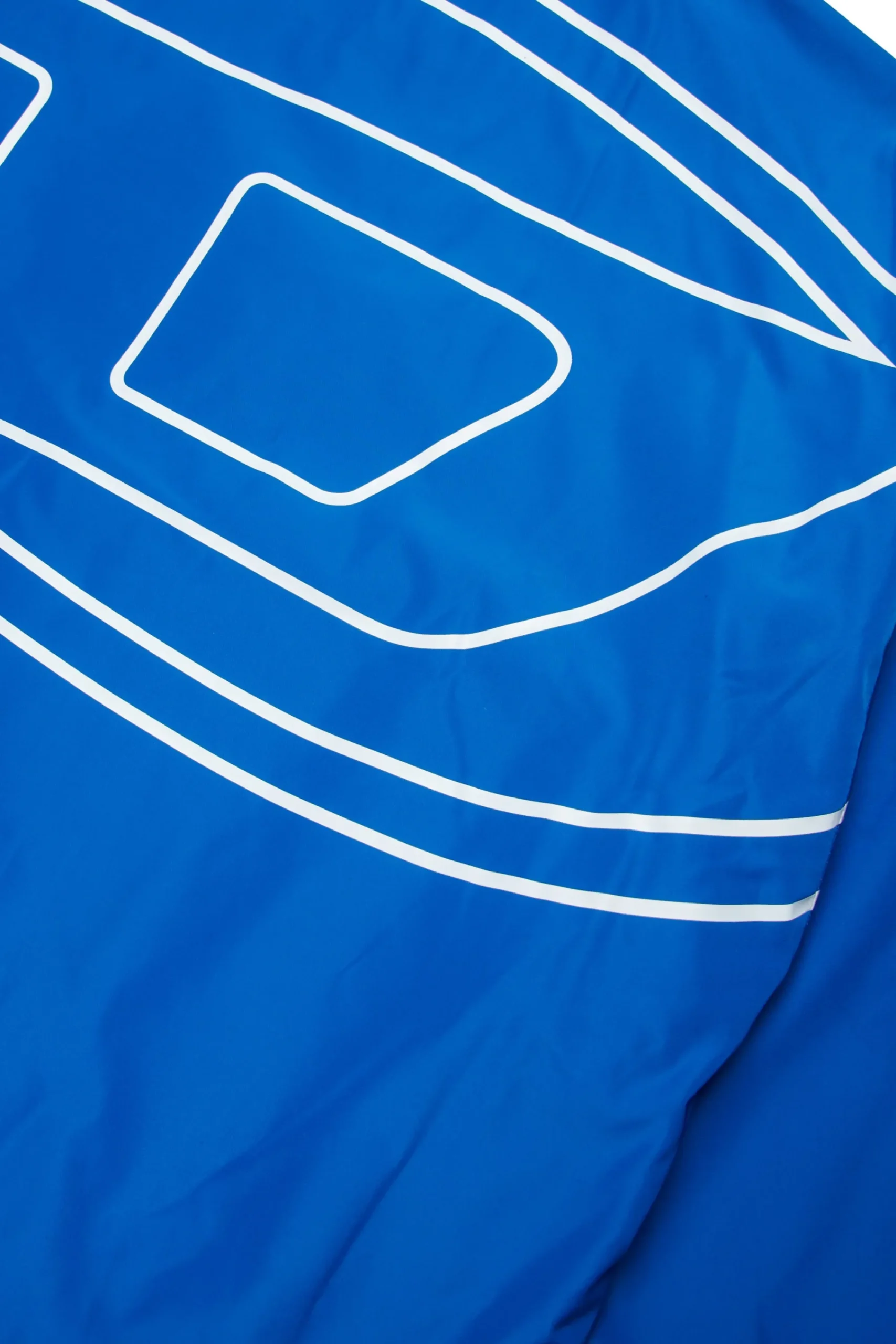 Oval D By Diesel | Oval D By Diesel>DIESEL Windbreaker jacket with maxi Oval D logo bright bluette