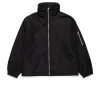 Jackets And Padded Jackets | Jackets And Padded Jackets>MM6 MAISON MARGIELA Windbreaker jacket with Numeric logo black