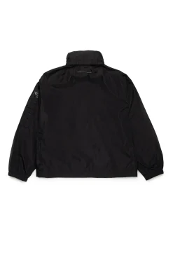 Jackets And Padded Jackets | Jackets And Padded Jackets>MM6 MAISON MARGIELA Windbreaker jacket with Numeric logo black