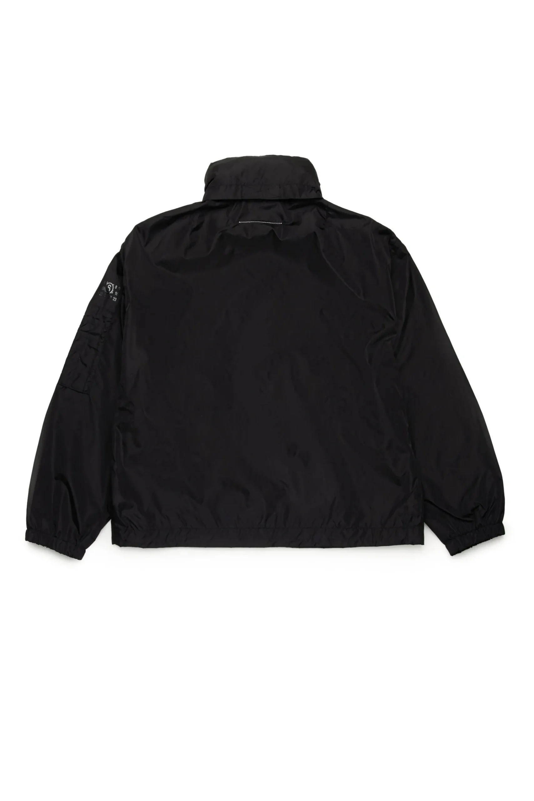 Jackets And Padded Jackets | Jackets And Padded Jackets>MM6 MAISON MARGIELA Windbreaker jacket with Numeric logo black