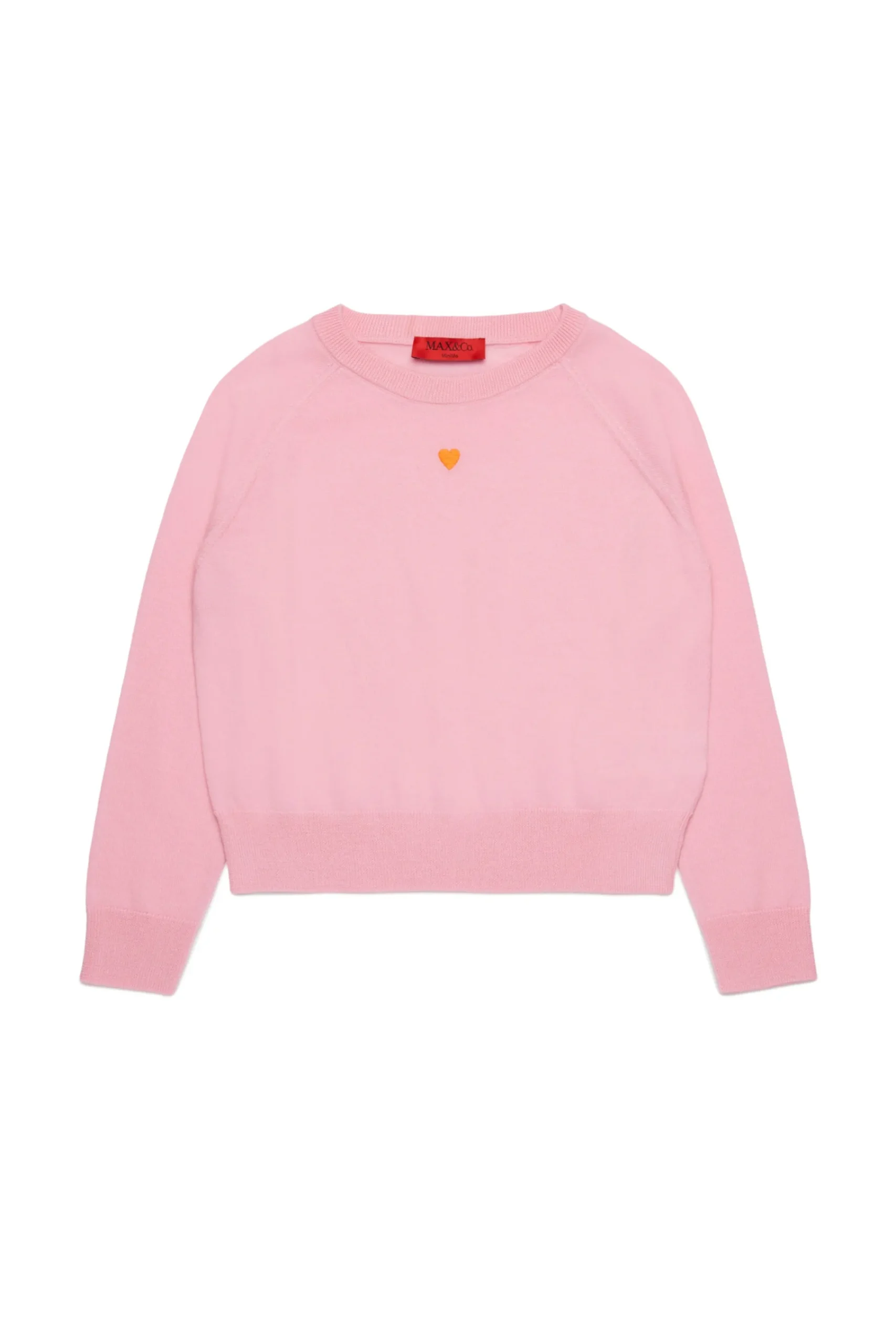 Knitwear>MAX&Co. Wool crew-neck pullover candy pink