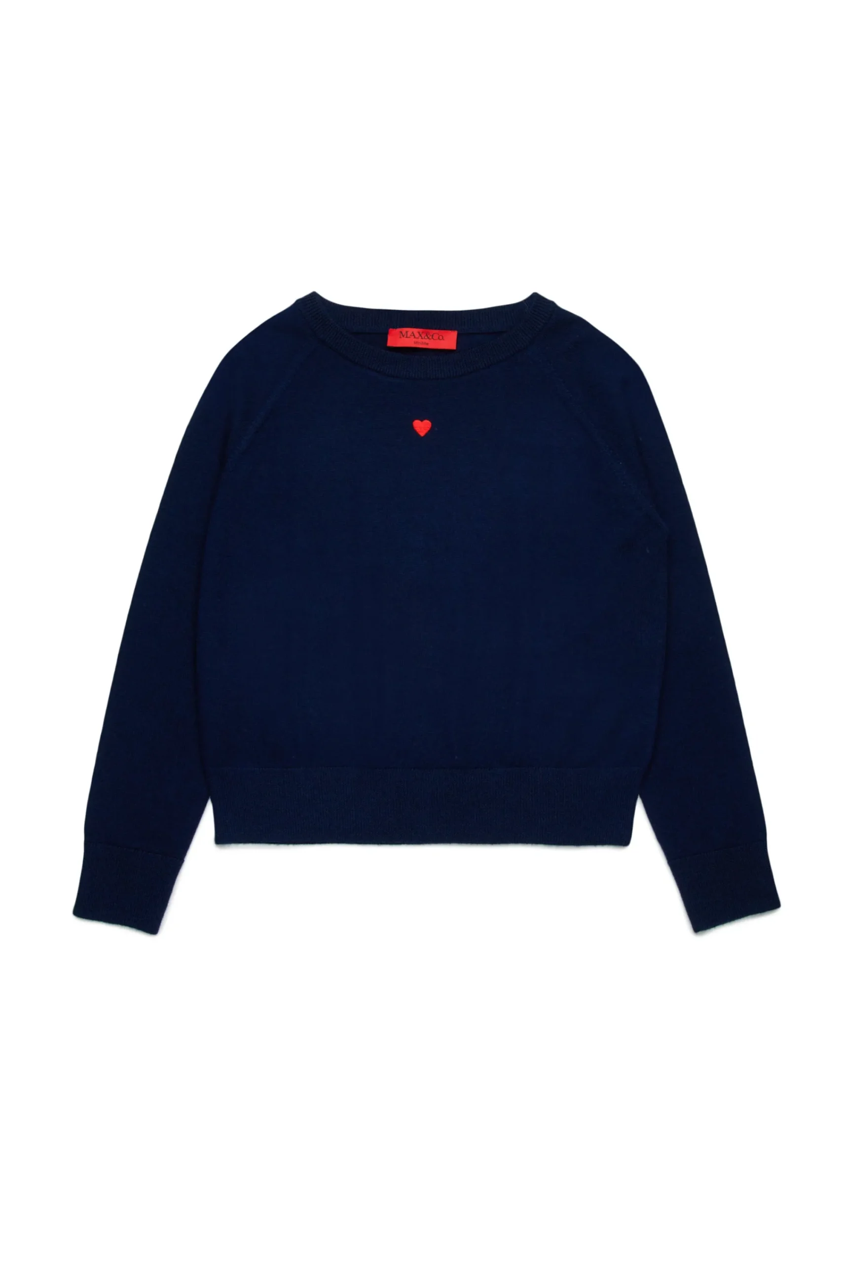 Knitwear>MAX&Co. Wool crew-neck pullover bluette