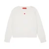 Knitwear>MAX&Co. Wool crew-neck pullover white