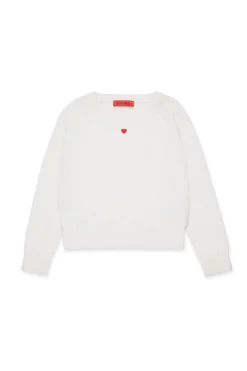 Knitwear>MAX&Co. Wool crew-neck pullover white