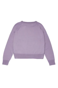 Knitwear>MAX&Co. Wool crew-neck pullover light lilac