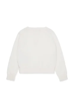 Knitwear>MAX&Co. Wool crew-neck pullover white