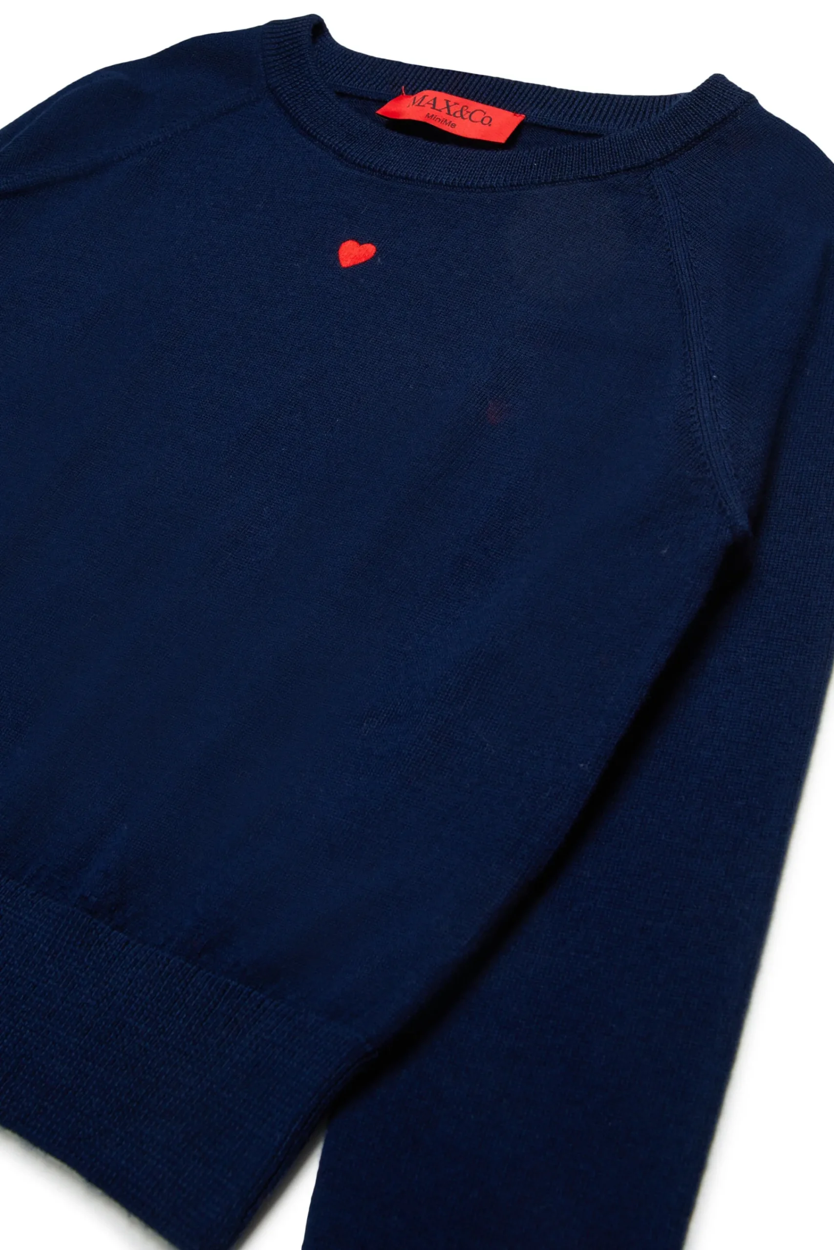 Knitwear>MAX&Co. Wool crew-neck pullover bluette