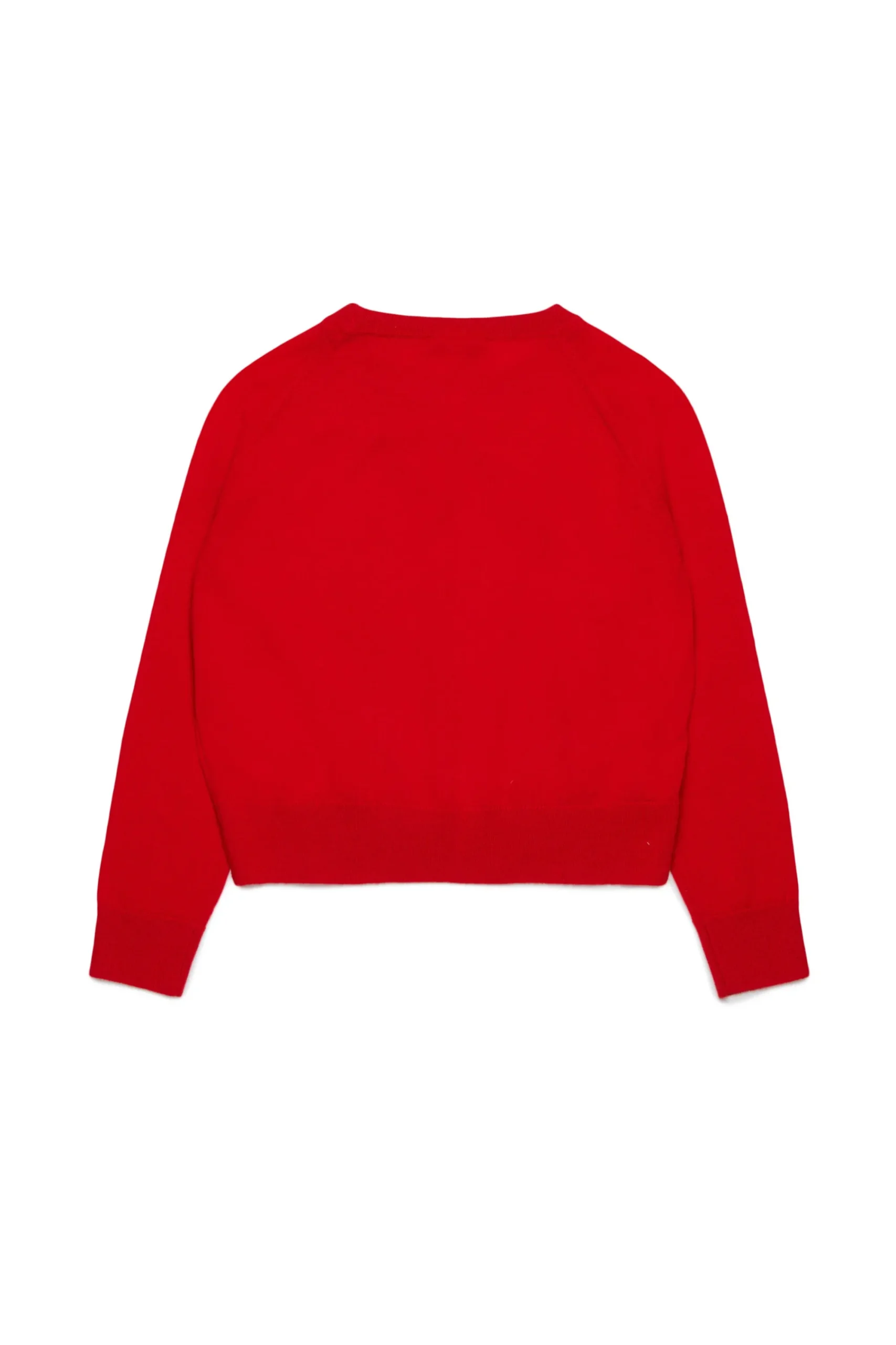 Knitwear>MAX&Co. Wool crew-neck pullover fiery red