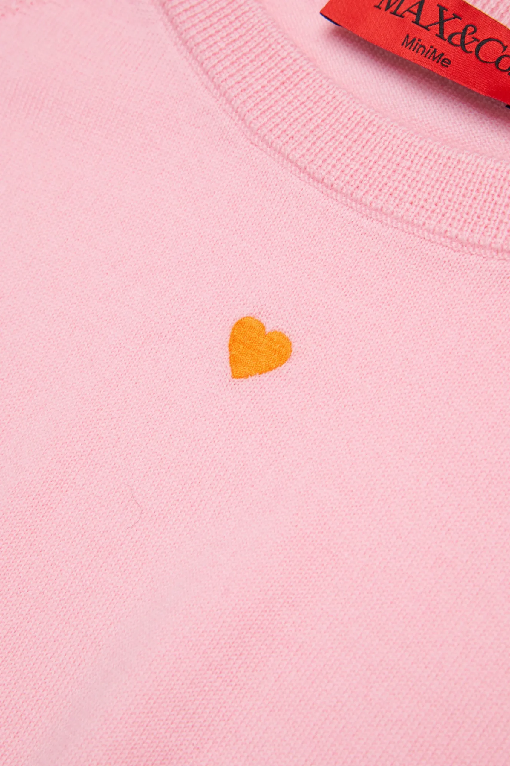Knitwear>MAX&Co. Wool crew-neck pullover candy pink