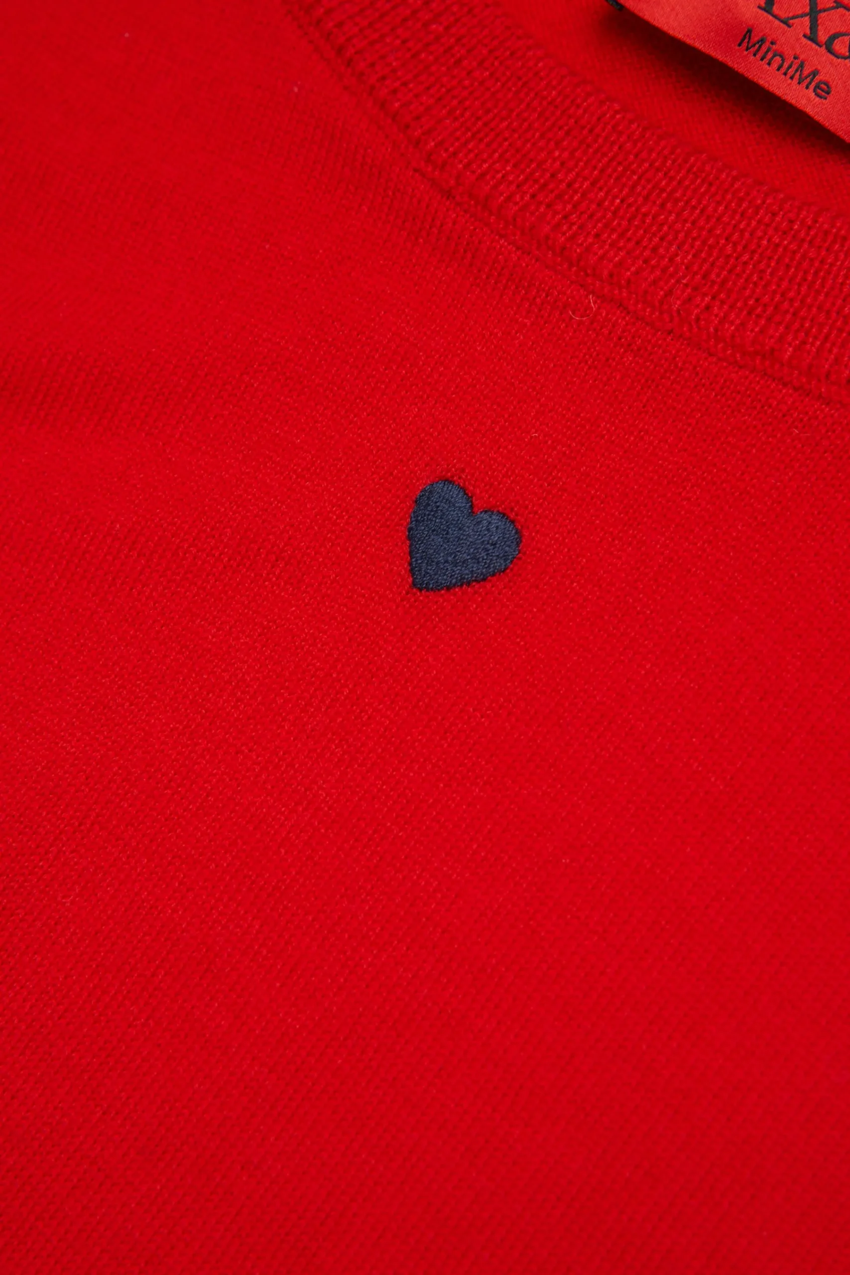 Knitwear>MAX&Co. Wool crew-neck pullover fiery red