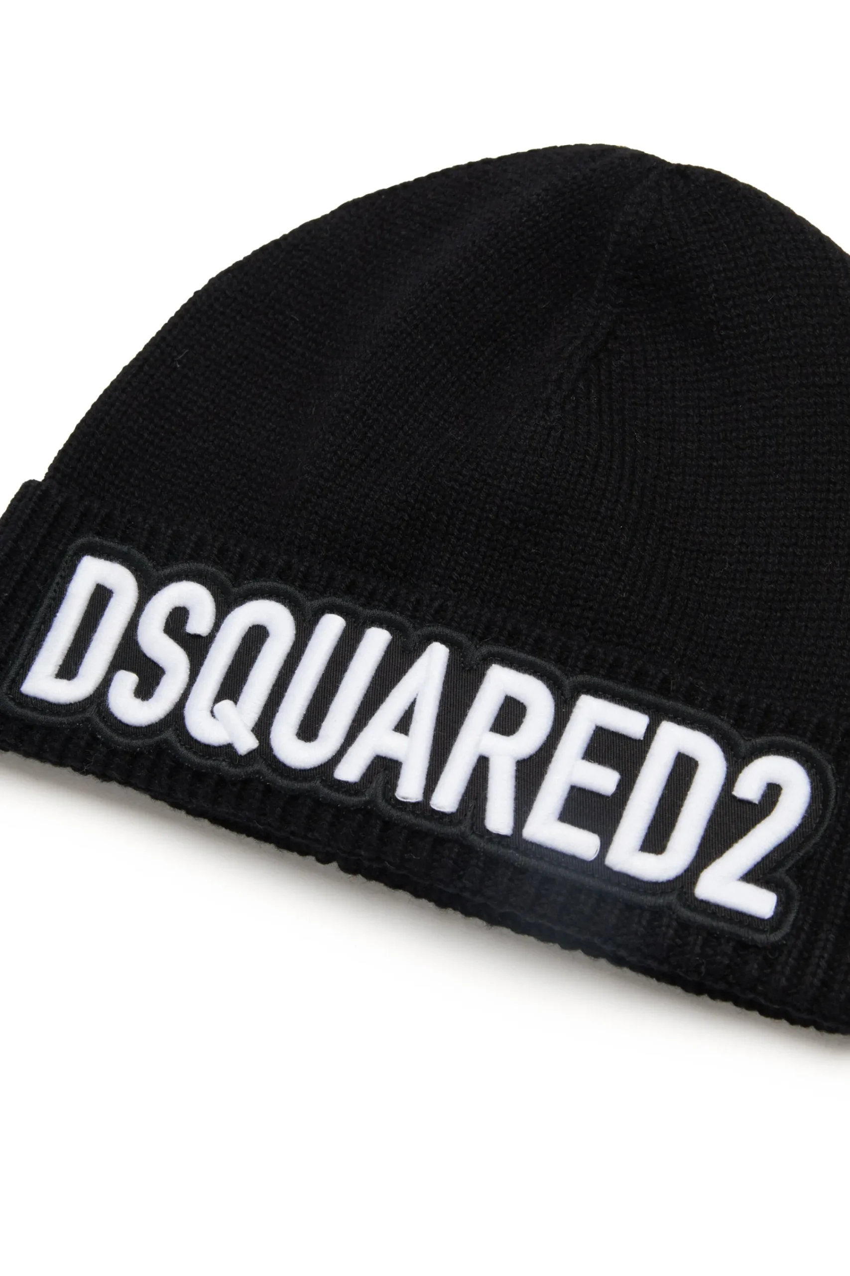 Hats And Caps | Hats And Caps>DSQUARED2 Wool-blend beanie with logo black
