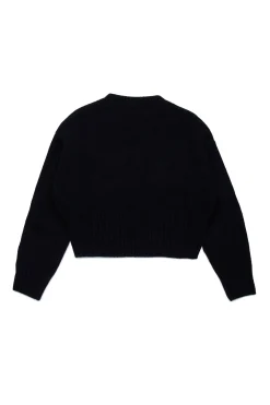 Knitwear>MARNI Wool-blend cardigan with stars black