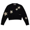 Knitwear>MARNI Wool-blend pullover with stars black