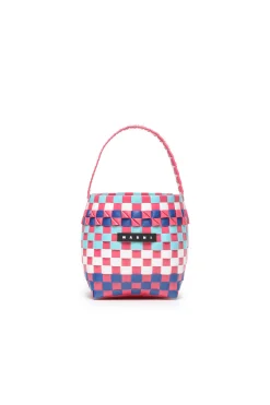Bags And Backpacks>MARNI Woven Bag Pod Kid magenta