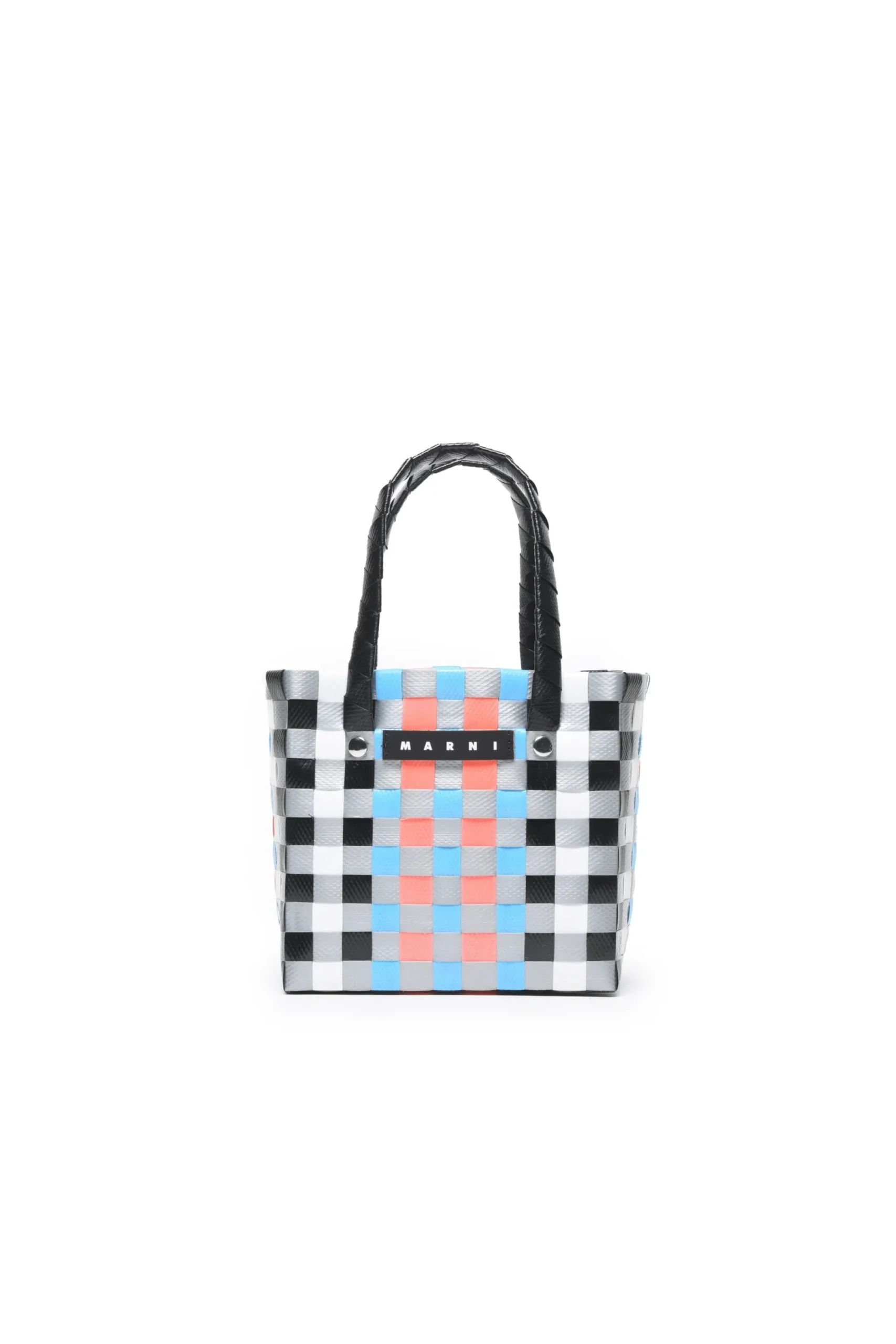Bags And Backpacks>MARNI Woven Micro Basket bag black